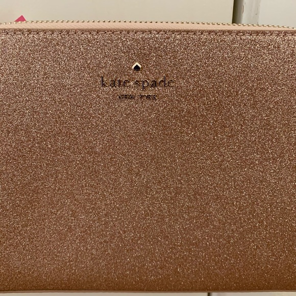 Kate spade glitter joeley crossbody rose gold NWT - Picture 3 of 7